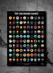 Скретч постер Top Scratch Топ 100 Настільних Ігор (Scratch Poster Top 100 Board Games) (84264) - мініатюра 3