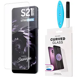 Захисне скло DK для Samsung Galaxy S21 Ultra 5G G998 UV Curved 011217 clear