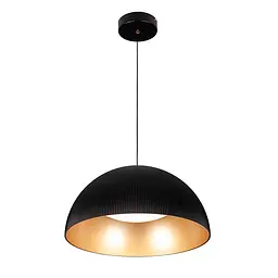 Стильна підвісна LED-люстра Levistella 781PL3956 (400) BK+GD чорна із золотом 42W - мініатюра 3