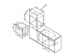 Духовка електрична Pyramis PO78104010EBLM - мініатюра 5