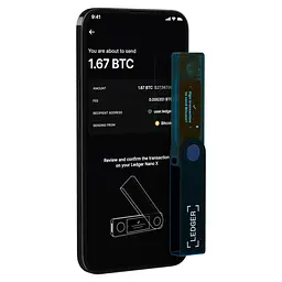 Апаратний гаманець для криптовалют Ledger Nano X Sapphire Blue (LNXSB) - мініатюра 6