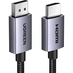 Кабель Ugreen DP125 DisplayPort to HDMI 2.0 4K 2m Black (35842) [140564]