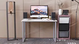 Комп'ютерний стіл Ferrum-decor Дейв 75x120x70 сірий ДСП Білий 16мм (FRD-102398) - мініатюра 5