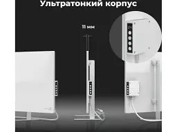 Обігрівач AENO Premium Eco Smart GH3S LED White (AGH0003S) - мініатюра 3