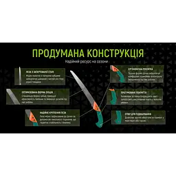 Ножівка садова Alloid в чохлі 330 мм (PS-350330) - мініатюра 4