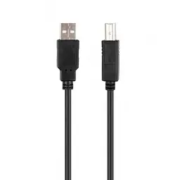 Кабель для принтера USB 2.0 AM/BM 5.0 m Vinga (VCPUSBAMBM5BK) - мініатюра 2