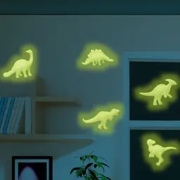 Набір сяючих 3D-наклейок 4M Glow Динозаври (00-05426) - мініатюра 4