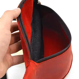 Шкіряна сумка на пояс бананка LIMARY 37х11х9 см sum0028561 - мініатюра 8