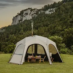 Тент для кемпінгу Naturehike CNK230WS014 4.6 м x 4,0 м бежевий - мініатюра 7