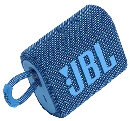 Портативна акустика JBL Go 3 Eco Blue [JBLGO3ECOBLU] [82836] - мініатюра 2