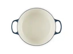 Каструля Le Creuset Signature Cast Iron Round Casserole 22 см Nuit (21177221294475) - мініатюра 2
