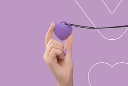 Вібратор для клітора FairyGasm PleasureStone 5.5 см фіолетовий - мініатюра 2