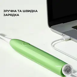 Електрична зубна щітка Oclean Endurance Color Edition Green - мініатюра 4