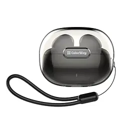 Навушники ColorWay Slim TWS-2 Earbuds Black (CW-TWS2BK) - мініатюра 1