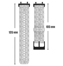 Ремінець Primolux Dimond силіконовий для годинника Xiaomi Amazfit T-Rex 3 (W2323GL2N) - White - мініатюра 6