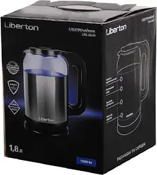 Електрочайник LEK-6829, Black/Inox LIBERTON teh0020873 - мініатюра 8