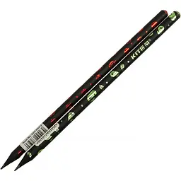 Олівець графітний Kite Fruit з кристалом чорний корпус K22-059-2