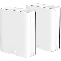 Mesh-система Asus ZenWiFi BQ16 BE25000 2xGE LAN 1xGE WAN/LAN 1x10GE LAN 1x10GE WAN/LAN 2 модулі біла (90IG08K0-MO3N2V)