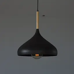 Підвісний світильник LS 3108 330-1L BK
