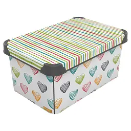 Коробка Qutu Style Box Colored Zigzag 10 л 34.5х23х16 см (STYLE BOX с/к COLORED ZIGZAG 10л)