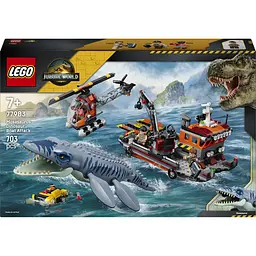 Конструктор LEGO Jurassic World Напад мозазавра на човен 703 ел. (77983) - мініатюра 3