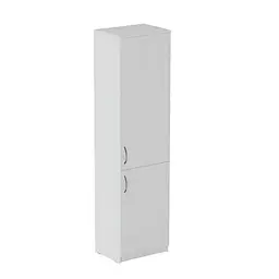 Пенал Анжело Ferrum-decor на 5 полиць із 2 дверима 1900x500x380 ДСП Білий 16 мм (FRD-104954)