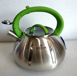 Чайник зі свистком Bohmann BH 9918 3л green - мініатюра 2