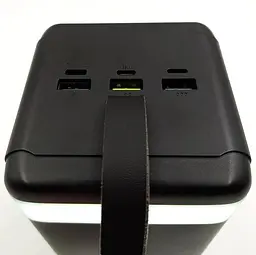 Акумулятор портативний XO PR160 80000 mAh QC 22.5W PD 20W мобільна батарея чорна - мініатюра 6
