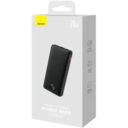 Портативний акумулятор Baseus Airpow 10000 mAh 20W з кабелем USB-C (PPQD090001) - мініатюра 2