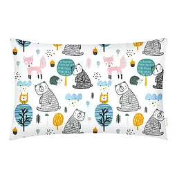 Комплект постільної білизни Cosas підлітковий ORANGE FOREST ANIMALS 155 x 215 см (AnimalsForest_Mustard_155) - мініатюра 3