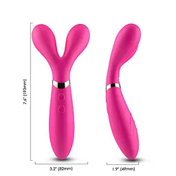 Вібратор B - Series Joy Y-Wand, 19.2 см (рожевий) - мініатюра 7