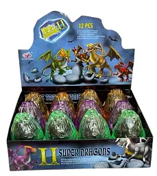 Игрушка-сюрприз в шаре «Супердракон» фиолетовый, Dino Toys