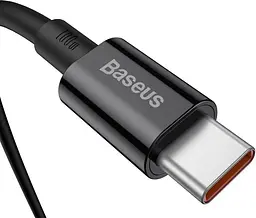 Кабель Baseus Superior Series Fast Charging USB-C to USB-C 100W 1m Black (CATYS-B01) [77818] - мініатюра 2