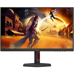 Монітор TFT 27 AOC Q27G4SRU, QHD, Fast IPS, 320Hz, 1ms, 2xHDMI, DP, USB-хаб, HAS, чорно-червоний