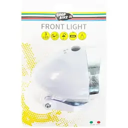 Ліхтар велосипедний передній Good Bike Retro Style 3 LED білий (94315W-IS) - мініатюра 4