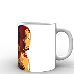 Кухоль GeekLand Залізна Людина Iron Man мінімалізм IM.02.036 330 мл білий - мініатюра 3