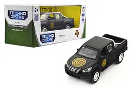 Іграшкова машинка позашляховик Toyota Hilux Шеврони Героїв TechnoDrive KM6118