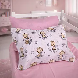 Підковдра бязь MirSon Kids Time Tiny Giraffes gray 110х140 см (2200012572207) - мініатюра 3
