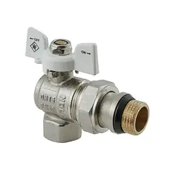Кран кульовий з американкою Nolf classic 1/2" кутовий NFC.983-06 (NF3162)