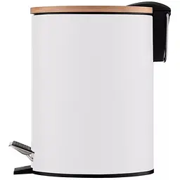 Відро для сміття Ardesto Minimalism з педаллю 3 л біле (ARHB3601WB) - мініатюра 4