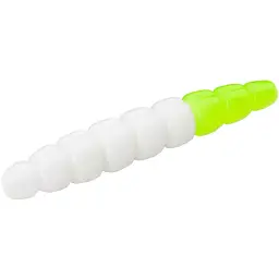 Силікон FishUP Morio 1.2" Cheese Taste #131 White/Hot Chartreuse (12 шт/уп)