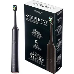 Електрична зубна щітка vitammy Symphony Чорний (TOW014962)