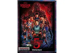 Пазл Clementoni Герої фільму Дивні Дива 5 (Stranger Things S05 Puzzle - 1000 pcs.), 1000 ел. (37096) - мініатюра 2