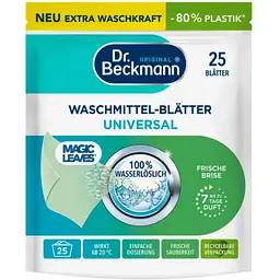 Серветки для прання (універсал) Dr. Beckmann Magic Leaves 25 шт. (4008455088112)