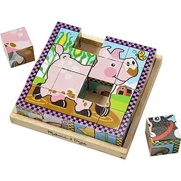 Кубики Melissa&Doug Ферма 16 елементів (MD775)