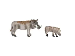 Набір тварин KIDS TEAM ANIMALS Сафарі Q9899-A33 Кабан Африканський бородавочник та дитинча - мініатюра 6