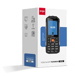 Мобільний телефон Ergo E242 Dual Sim Black (7200873) - мініатюра 4