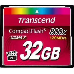 Карта пам'яті Transcend 32GB 800x (TS32GCF800)