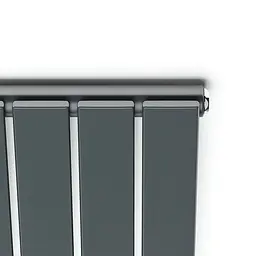 Радіатор дизайнерський Ideale Vittoria 11 9/1800/612 антрацит (бокове підключення), Антрацит - мініатюра 2