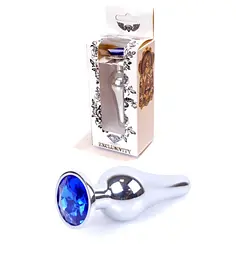 Анальна пробка Jewellery Silver срібна BOYS of TOYS